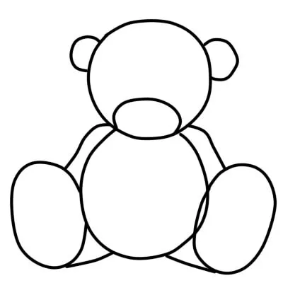 Hogyan kell felhívni a mackó egy ceruzával szakaszokban lessdraw (Teddy) Hogyan kell felhívni a mackó egy ceruzával szakaszosan lessdraw