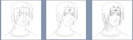 Hogyan kell felhívni Itachi ceruza (chibi stílus köszönhetően) Hogyan kell felhívni Itachi ceruza