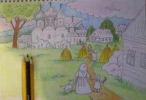 Hogyan kell felhívni a templom, fokozatosan felhívni a ceruza, babám