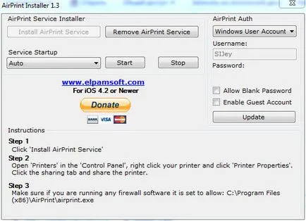 Hogyan kell helyesen konfigurálni AirPrint a Windows 7 és iOS 5 (részletes útmutató) blozhik sijey - I