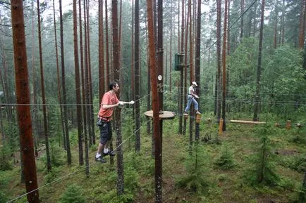 Hogyan szervezzünk és épít egy kötél park (ahol lehet mászni) Hogyan szervezzünk és létrejönne egy kötél park