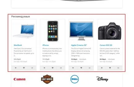 Mi legyen a főoldalon e-shop
