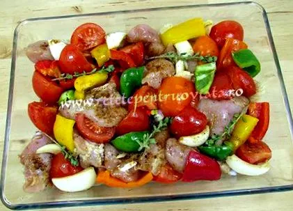 овочами рисом