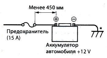 Hogyan kell csatlakoztatni a mélynyomót a rádió PIONEER MVH-280fd és deh-4800fd