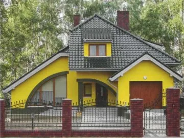 Hogyan kell festeni a ház külső stukkó, egy bárban, milyen színű, milyen szépség, design, videó, fotó