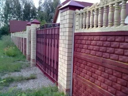 Hogyan kell festeni a betonkerítés a kezüket (főleg festés betonkerítés a kezüket) Hogyan kell festeni a betonkerítés kezével