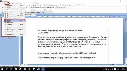 Hogyan kell használni a szerkesztő windowsword
