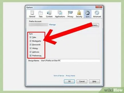 Hogyan kell használni a Firefox Sync