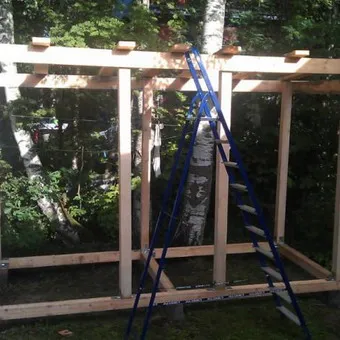 Hogyan építsünk egy woodshed a ház