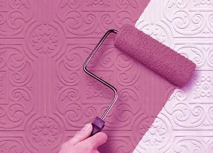 Hogyan kell festeni a tapéta saját kezűleg, festék tapéta, ezzel a kezével (jobbra) Hogyan kell festeni a tapéta saját kezűleg, festék tapéta, ezzel a kezével