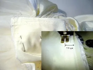 Hogyan kell szedni a ruhát egy teljes szoknya és bélelt