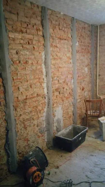 Hogyan vakolat a fal (fotó)