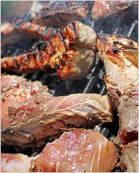 Főzni nyárs hal - hal kebab recept