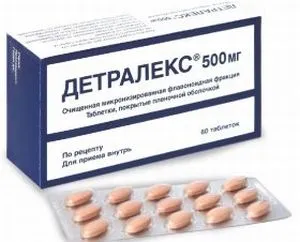 Hogyan kell szedni a detraleks Visszerek véleménye, kezelési, használati utasítások