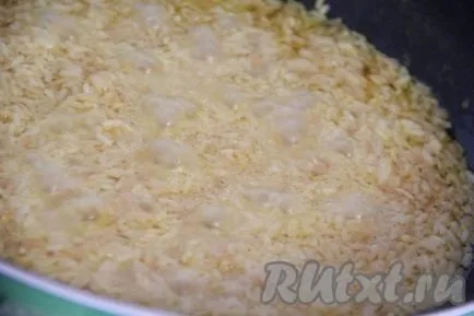 Főzni sült rizs - egy recept egy fotó