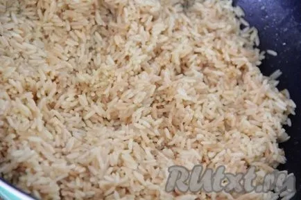 Főzni sült rizs - egy recept egy fotó
