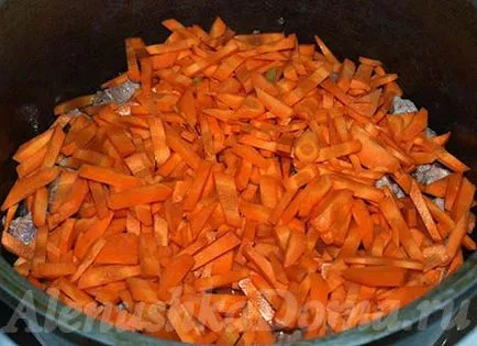 Főzni pilaf sertéshús recept egy fotó