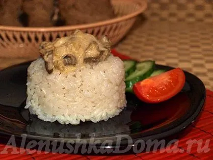 Főzni pilaf sertéshús recept egy fotó