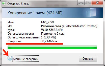 Hogyan lehet ellenőrizni a sebesség rögzítésére és olvasás USB flash meghajtó (olvasó) Hogyan lehet ellenőrizni a sebesség rögzítésére és olvasás USB flash meghajtó