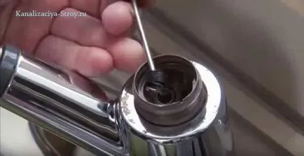 Ahogy szétszerelni keverő (TAP) (gömb alakú egykaros keverő) Ahogy szétszerelni keverő (TAP)