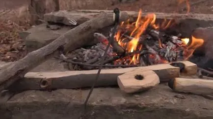 Mint máglya tajga nodya három rönk