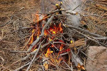 Mint máglya tajga nodya három rönk