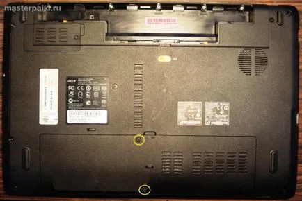 Hogyan szét és tisztítsa meg a laptop Acer Aspire 5750g saját kezét, forrasztás mester