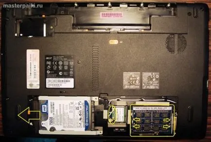Hogyan szét és tisztítsa meg a laptop Acer Aspire 5750g saját kezét, forrasztás mester