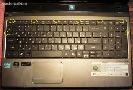 Hogyan szét és tisztítsa meg a laptop Acer Aspire 5750g saját kezét, forrasztás mester
