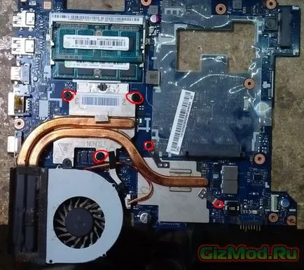 Hogyan szét és tisztítsa meg a port a laptop lenovo g580 - lenovo g580 laptop tisztító