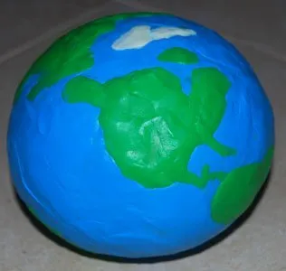 Hogyan, hogy a Globe agyag kezét fotó utasításokat és videó oktatóanyagok