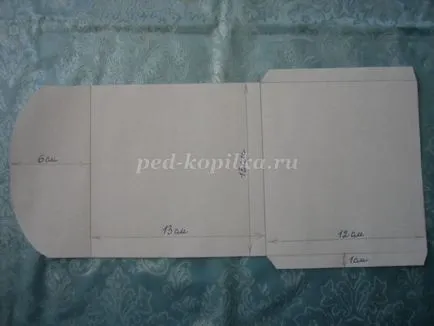 Hogyan készítsünk egy borítékot a lemez lépésről lépésre saját kezűleg fényképpel (boríték) Hogyan készítsünk egy borítékot a lemez kezüket lépéseket fotók