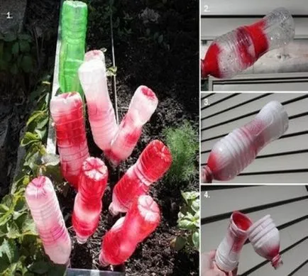 Hogyan készítsünk műanyag palackok virágok video leckék