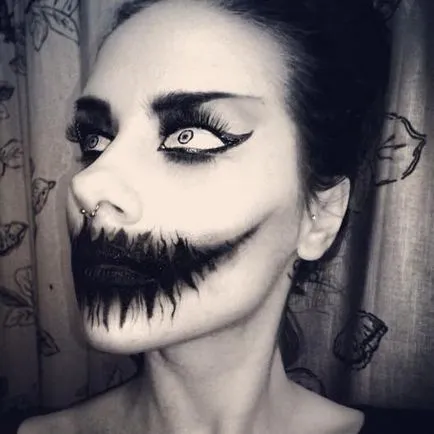 Hogyan tegyük egy könnyű smink Halloween kezüket