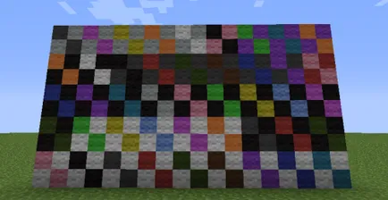 Hogyan készítsünk egy Minecraft gyapjú és festeni azt minden szín (Minecraft gyapjú festék színe) Hogyan készítsünk egy Minecraft gyapjú és festeni azt minden szín