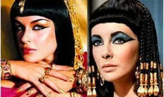 Hogyan hozzunk létre egy egyiptomi makeup- bőrszín, a szem, a szemöldök és az ajkak