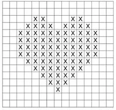 Hogyan lehet összekapcsolni szív horgolt horog diagram térhatású szív