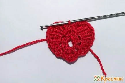 Hogyan lehet lekötni egy horog szív varázsló lépésről lépésre osztályú, kiváló fotó! (Szív horgolt kötött szív Valentin) Hogyan lehet lekötni egy horog szív varázsló lépésről lépésre osztályú, kiváló fotó!