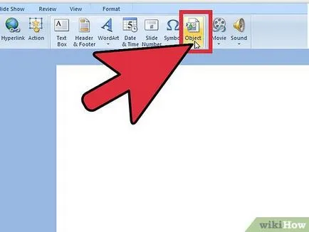 Hogyan lehet összekapcsolni egy tárgyat, hogy az Excel powerpoint