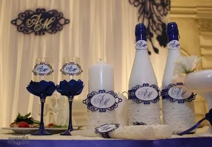 Hogyan lehet díszíteni egy üveg pezsgőt mesés átalakítása hagyományos hajó