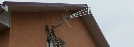 Hogyan kell telepíteni az antennát a tető egy családi ház