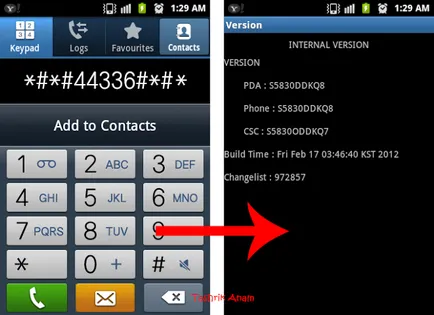 Hogyan találom meg a firmware verziót android