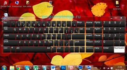 Hogyan kapcsolja be a laptop NumLock