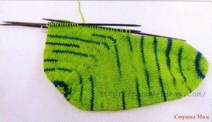 Hogyan kötött zokni küllők féle sarkú (kötött be a munkát) Hogyan kötött zokni küllők féle sarkú