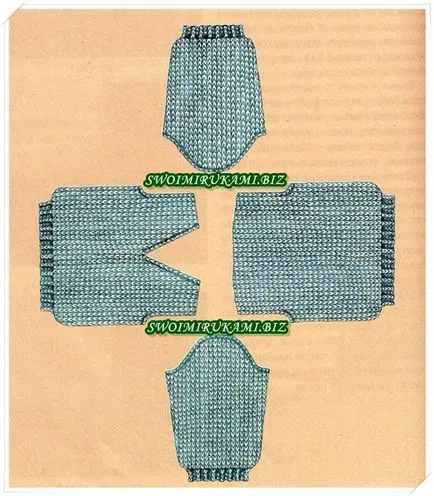 Hogyan Kötött kerek armholes és V alakú nyakkivágással küllők blog Galina Shpak (a kötött karkivágással) Hogyan Kötött kerek armholes és V alakú nyakkivágással küllők blog Galina Shpak