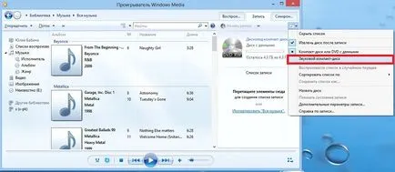 Hogyan éget egy lemezt a Windows 8 többféleképpen