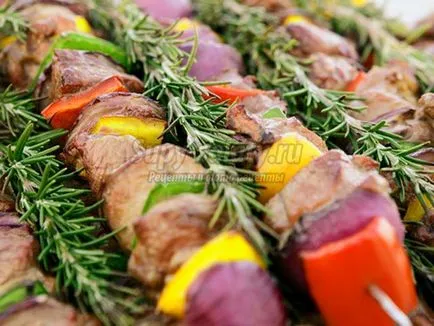 Hogyan pácolt zamatos nyárs sertés kedvelt receptek fotókkal