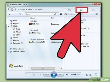 Hogyan éget egy CD-zene