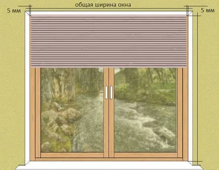 Hogyan mérjük vakok az ablakok, a normál méret a kész vakok (windows) Hogyan mérjük vakok az ablakok, a normál méret a kész árnyékolók