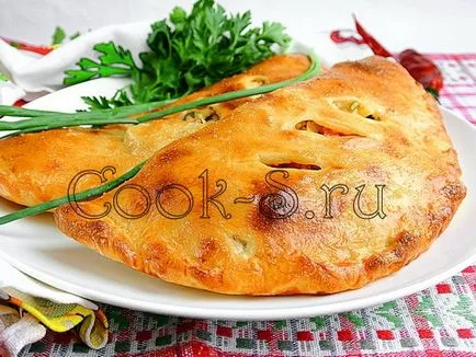 Calzone - lépésről lépésre recept fotókkal és sütemények